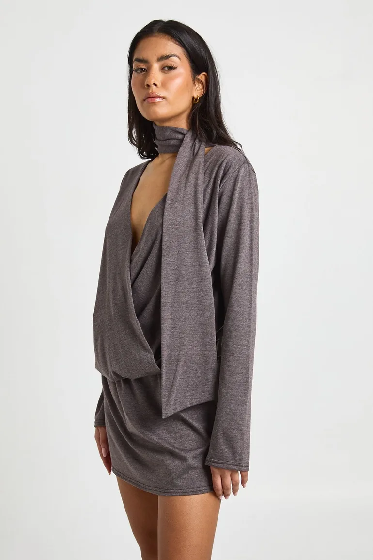 wrap skater dress Grimrose Gorge Wrap Skater Dress