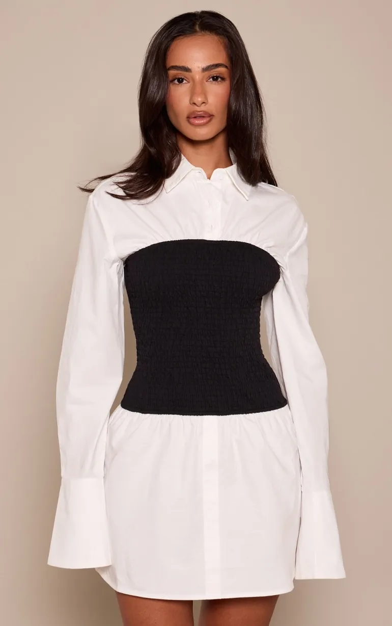 petite mini shirt dress Sage Dorothy Perkins Petite Puff Sleeve Belted Mini Shirt Dress