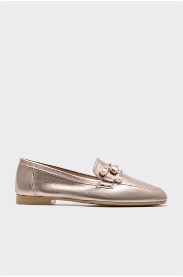 Anthracite Leather Women's Loafer