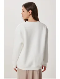 ISTANBUL Crew Neck Long Sleeve Knitted Sweatshirt - 3