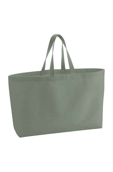 Westford Mill Canvas Oversized Tote Bag - Dusty Green
