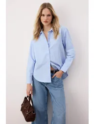 Shirt - Blue - Oversize - 1