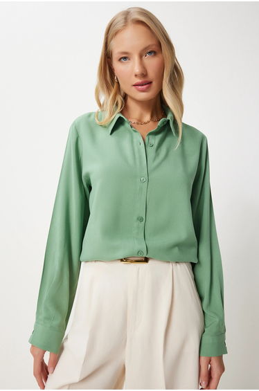 ISTANBUL Poplin Button-Up Shirt with Collar