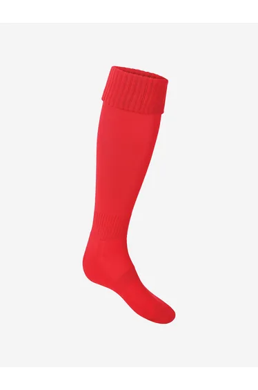 Zeco Kids School Football Socks in Red