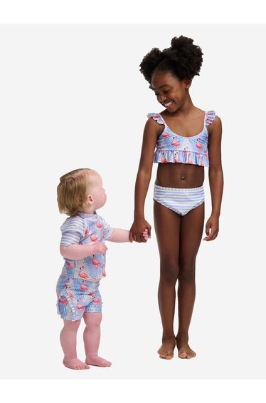 Girls Flamingo Bikini (UPF50+) in Purple