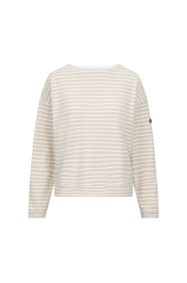 Trespass Womens/Ladies Soothing Striped Marl Top - Soft Stone