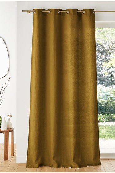 Elba Linen Curtain with Eyelets