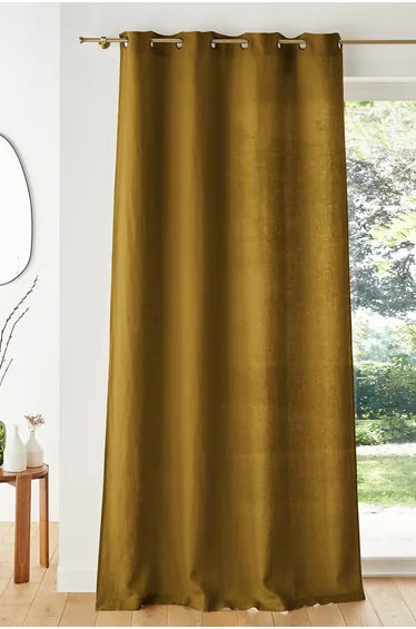 Elba Linen Curtain with Eyelets