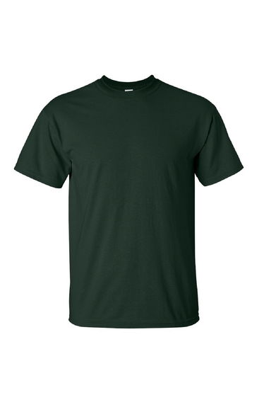 Gildan Mens Ultra Cotton Short Sleeve T-Shirt - Forest Green