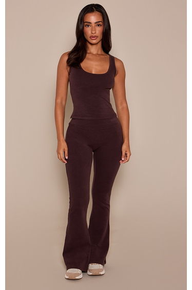 Petite PLT Chocolate Soft Cotton Vest Top