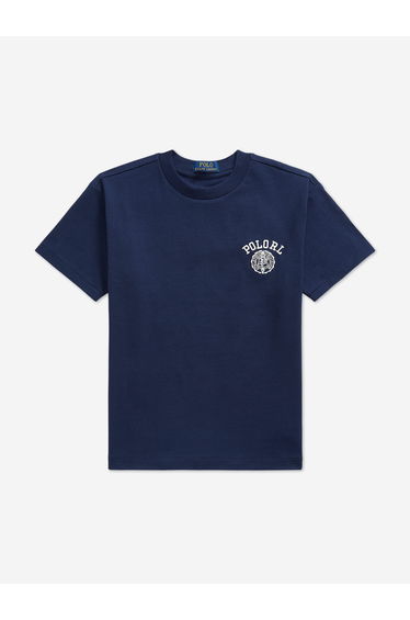 Ralph Lauren Boys Polo Logo T-Shirt in Navy