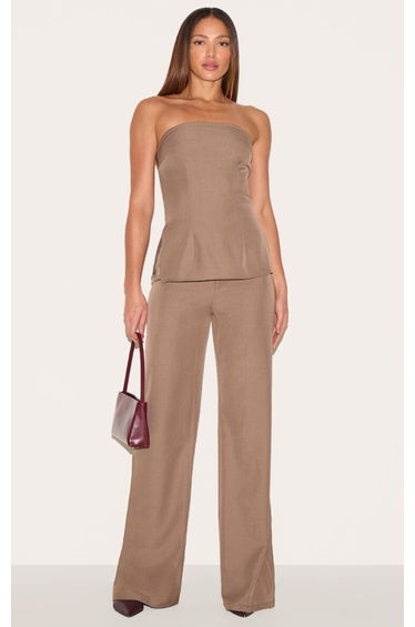 Tall Mushroom Cinched Longline Bandeau Top