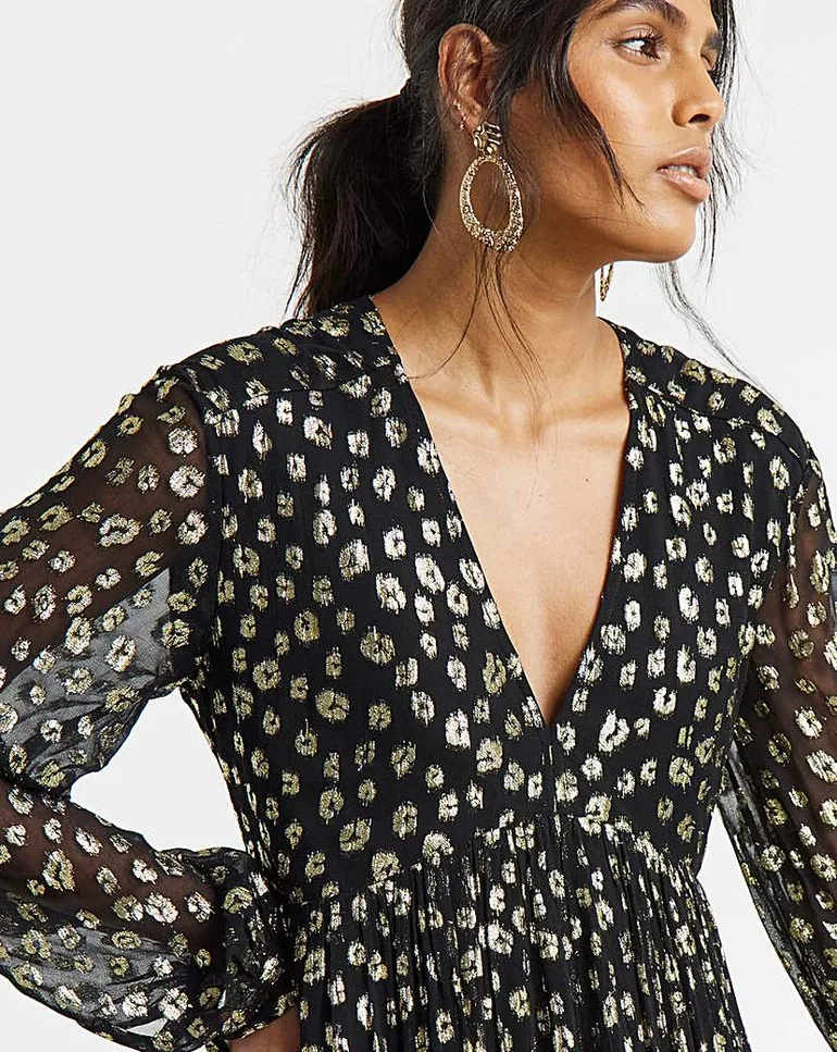 Gold Animal Jacquard Smock Dress Simply Be Multicolour : Party Dresses : VogaCloset Oman Gold Animal Jacquard Smock Dress Simply Be Multicolour : Party Dresses : VogaCloset Oman