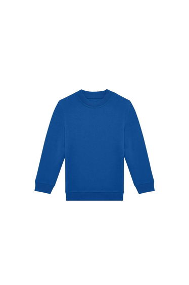 B&C Childrens/Kids ID.332 Crew Neck Sweatshirt - Royal Blue
