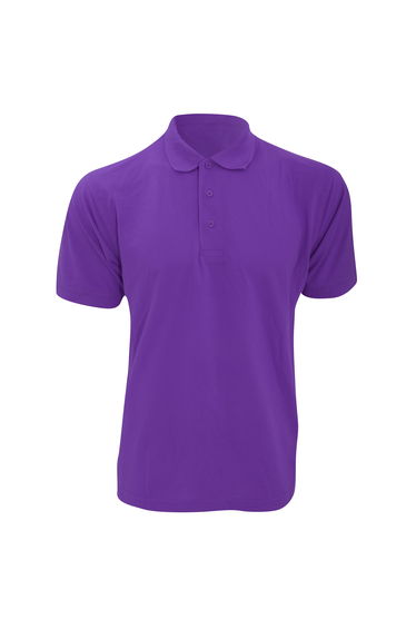 Kustom Kit Mens Klassic Superwash Short Sleeve Polo Shirt - Purple