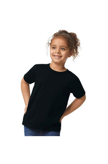 Gildan Childrens/Kids Plain Cotton Heavy T-Shirt - Black