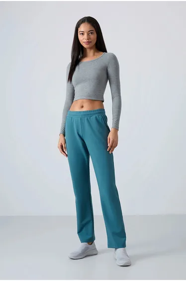 TOMMY Women’s Straight-Leg Fleece Sweatpants