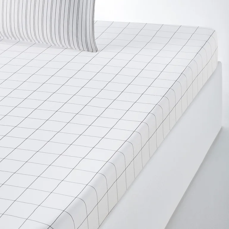 Monille Washed Cotton Fitted Sheet