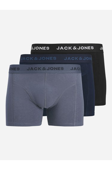 Pack of 3 - Printed Waistband Trunks