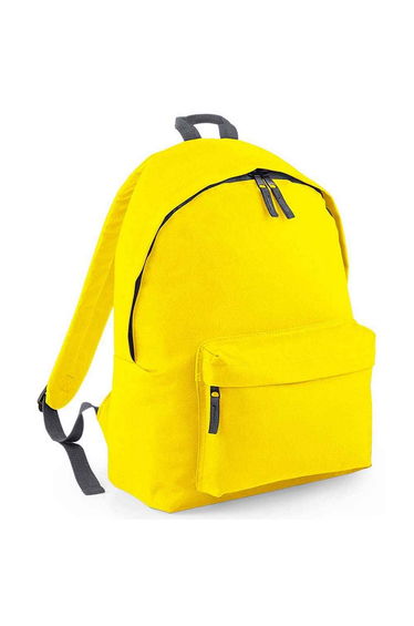 Bagbase Original Fashion Backpack - Yellow/Graphite