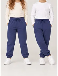 Childsplay Kids Cotton Joggers in Navy