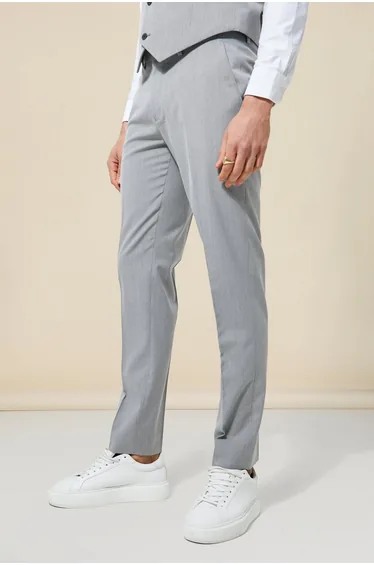 Slim Suit Trousers - grey