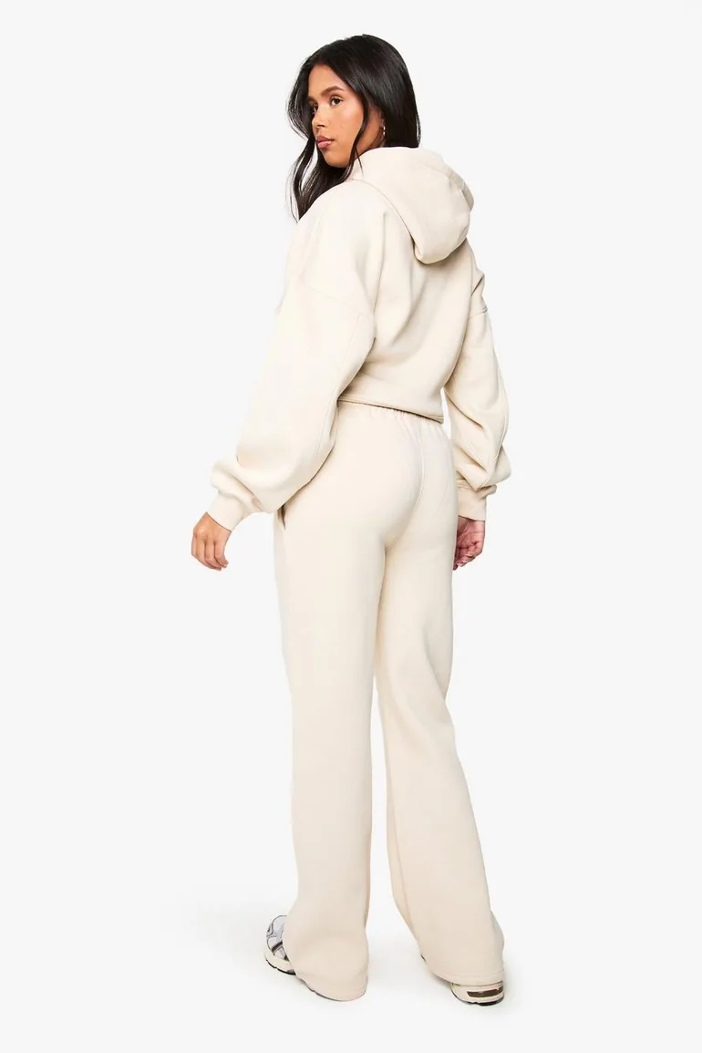 Seam Detail Wide Leg Jogger - 1