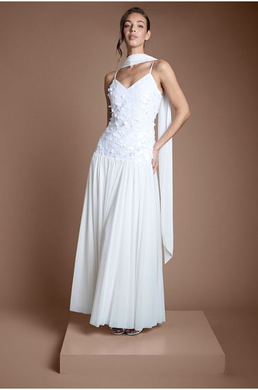 Muse Sequin and Mesh Maxi Wedding Dress