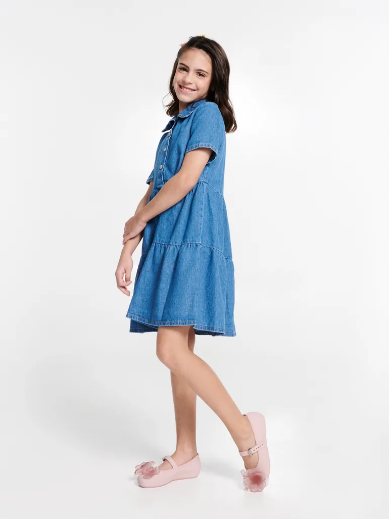 Mini Melissa Girls Soft Petals Ballerinas in Pink