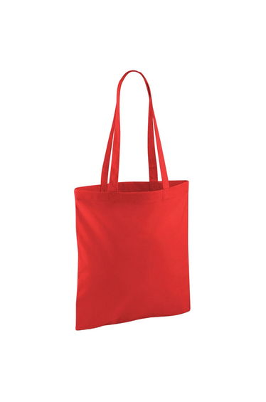 Westford Mill Long Handle Tote Bag - Bright Red