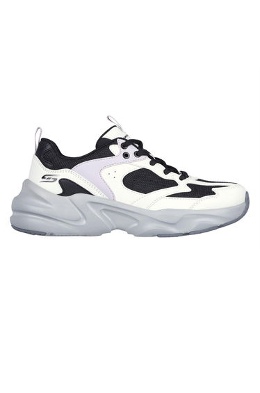 Skechers Womens/Ladies Bobsbamina Trainers - Black/White