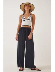Pants - Black - Relaxed - 1