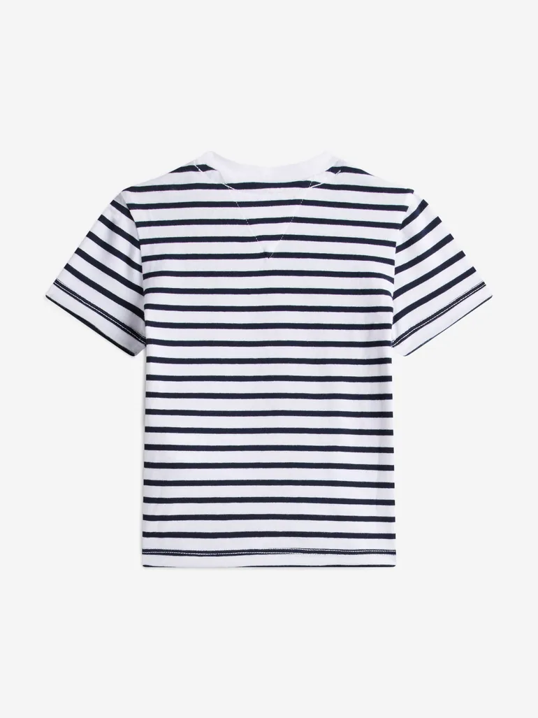Tommy Hilfiger Baby Boys Essential Stripe T-Shirt and Shorts Set in Navy - 2