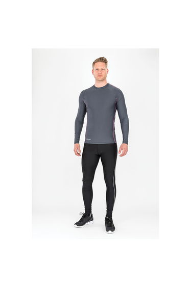 Spiro Mens Bodyfit Sports Performance Base Layer Leggings - Black