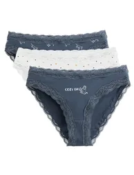Pack of 3 Knickers in Cotton