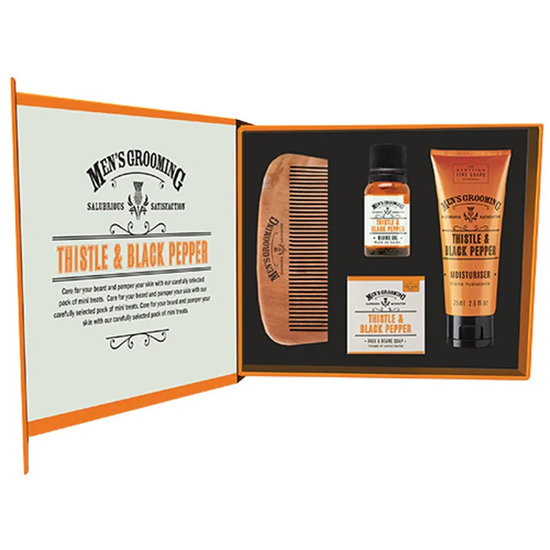 مجموعة أدوات العناية بالوجه واللحية من Scottish Fine Soaps
