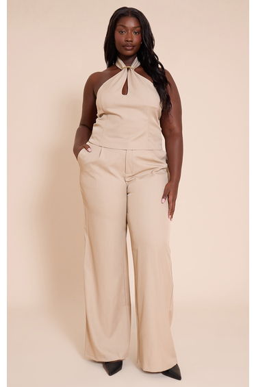 Plus Clay Tailored Straight Leg Trousers