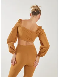 Bubble Long Sleeve Top - 3