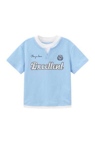 Boys' Layered T-Shirt with Print