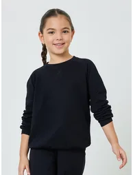 Kids Unisex Raglan Sleeve Cotton Regular Fit Sweatshirt - 5