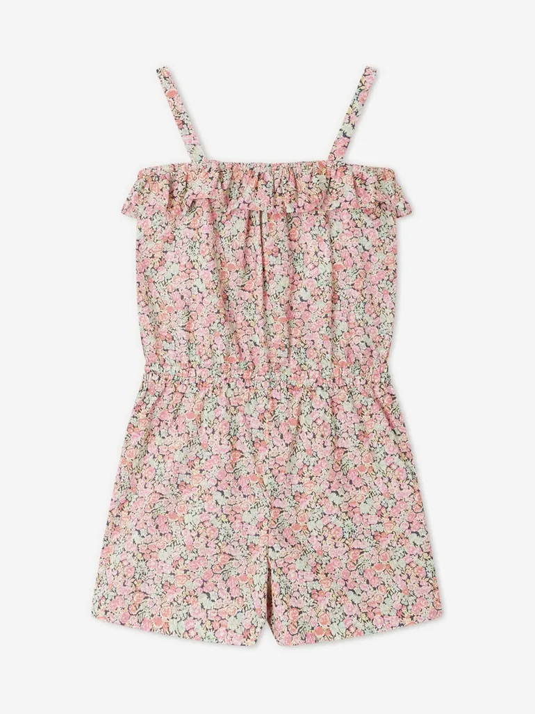 Girls Agrume Floral Playsuit in Multicolour