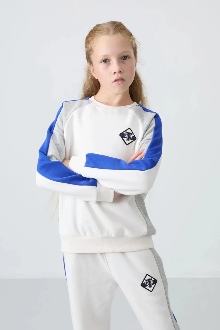 TOMMY Color Blocked Wide Leg Tracksuit Set - 3