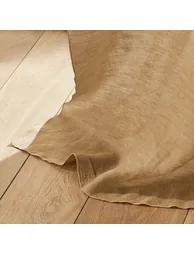 Romane Linen Single Curtain with Eyelet Header - 2