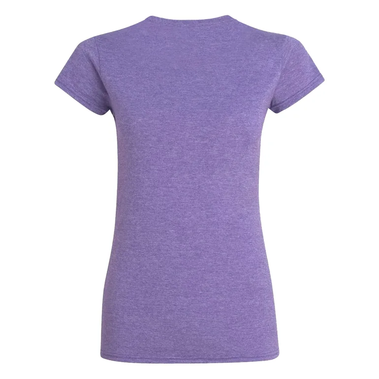 Gildan Womens/Ladies Softstyle Midweight T-Shirt - Violet - 1