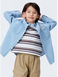 Boys' Lightweight Denim Overshirt - 1