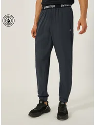 Slim Fit Printed Waistband Training Trackpants - 1
