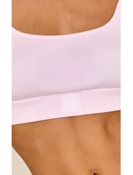 PrettyLittleThing Pink Sleep Rib Tonal Elastic Bralet - 3