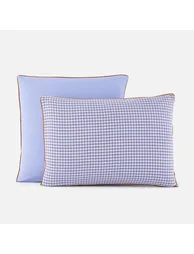 Ninon Pillowcase in Washed Cotton/Cotton Muslin