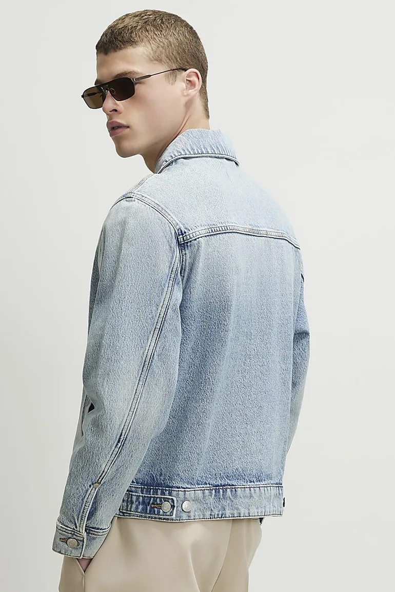Blue Washed Denim Jacket - 2