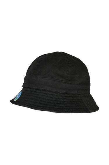 Yupoong Unisex Adult Flexfit Eco Washing No Top Tennis Bucket Hat - Black